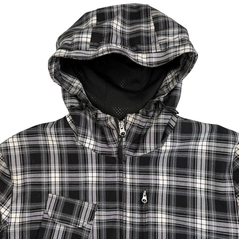 CACHE PLAID JACKET - BLACK