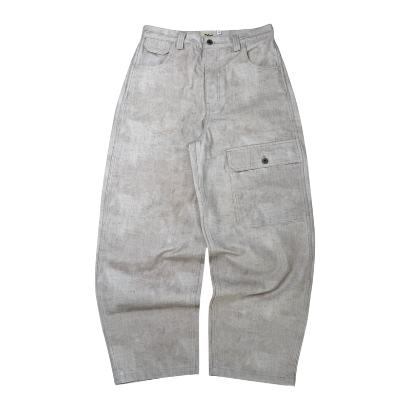 UTILITY SIGNATURE OIL STAINED DENIM