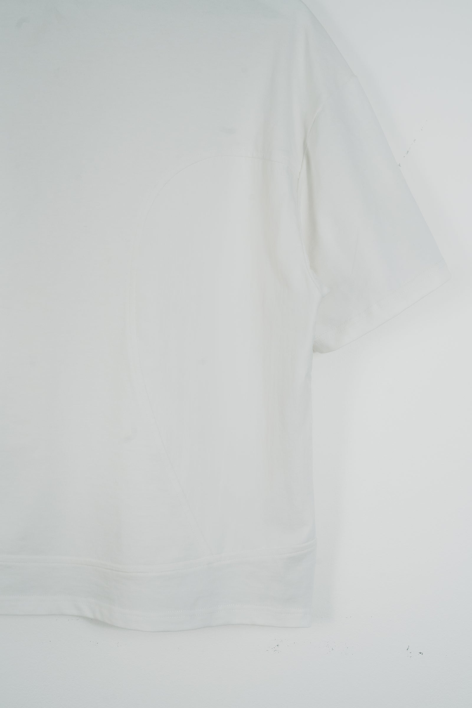 ARC NYLON PANELLED T-SHIRT - WHITE