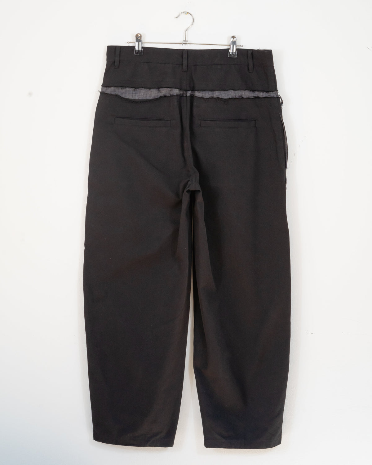 DISTRESSED DOUBLE POCKET SUIT TROUSERS
