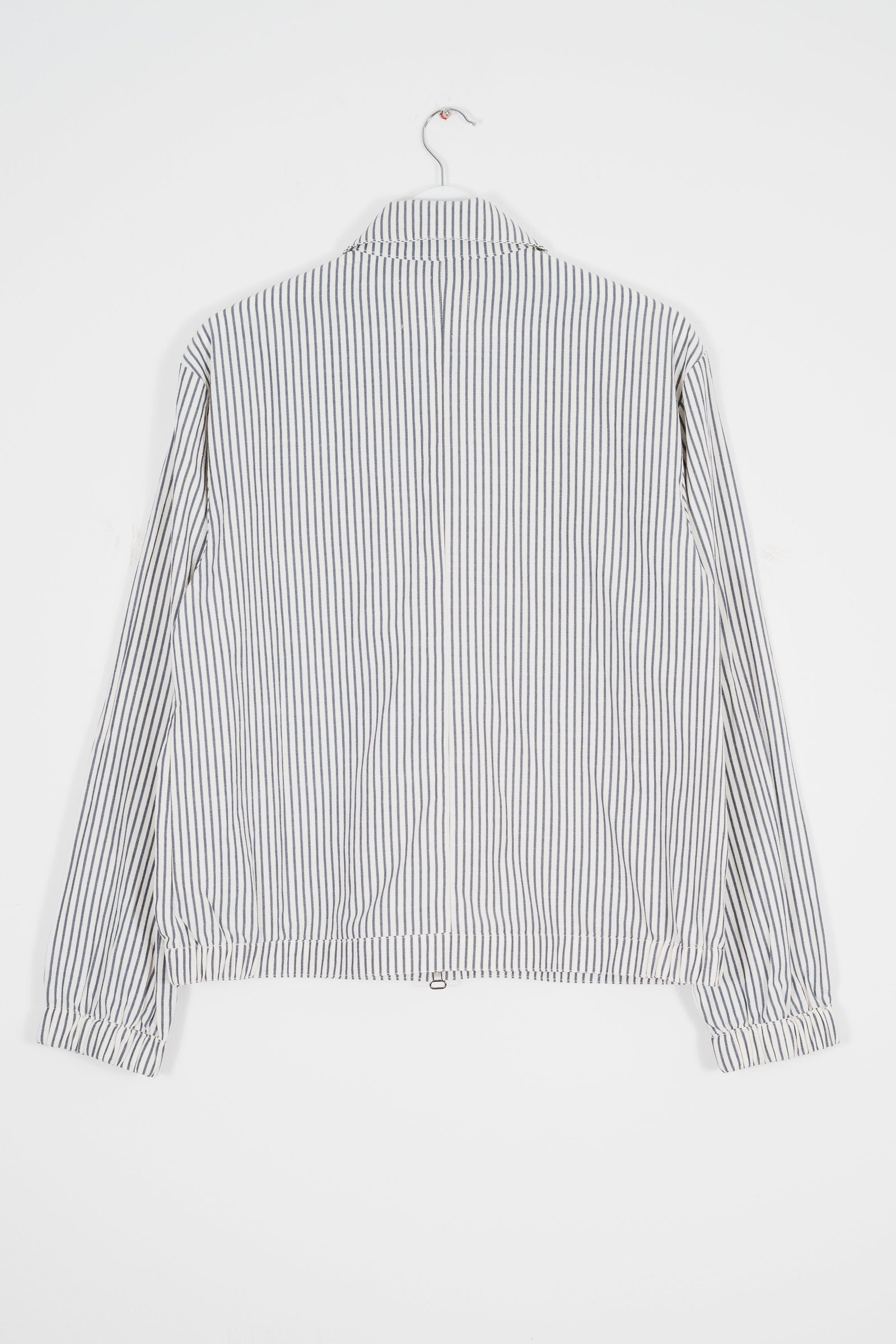 CIRCULAR POCKET SEERSUCKER PINSTRIPE JACKET
