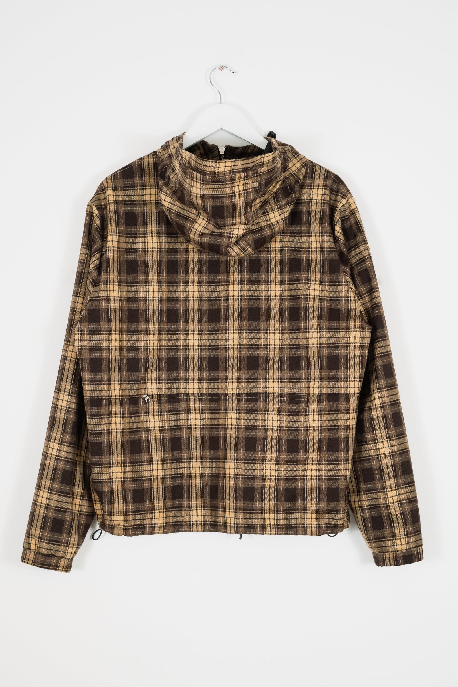 CACHE PLAID JACKET - BROWN