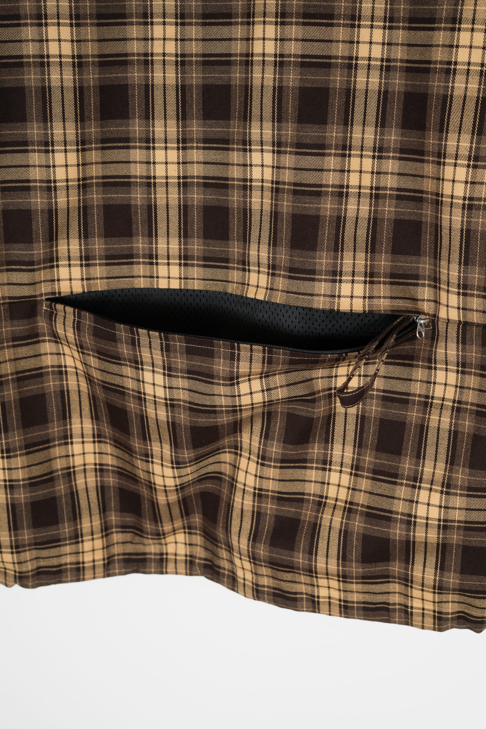 CACHE PLAID JACKET - BROWN