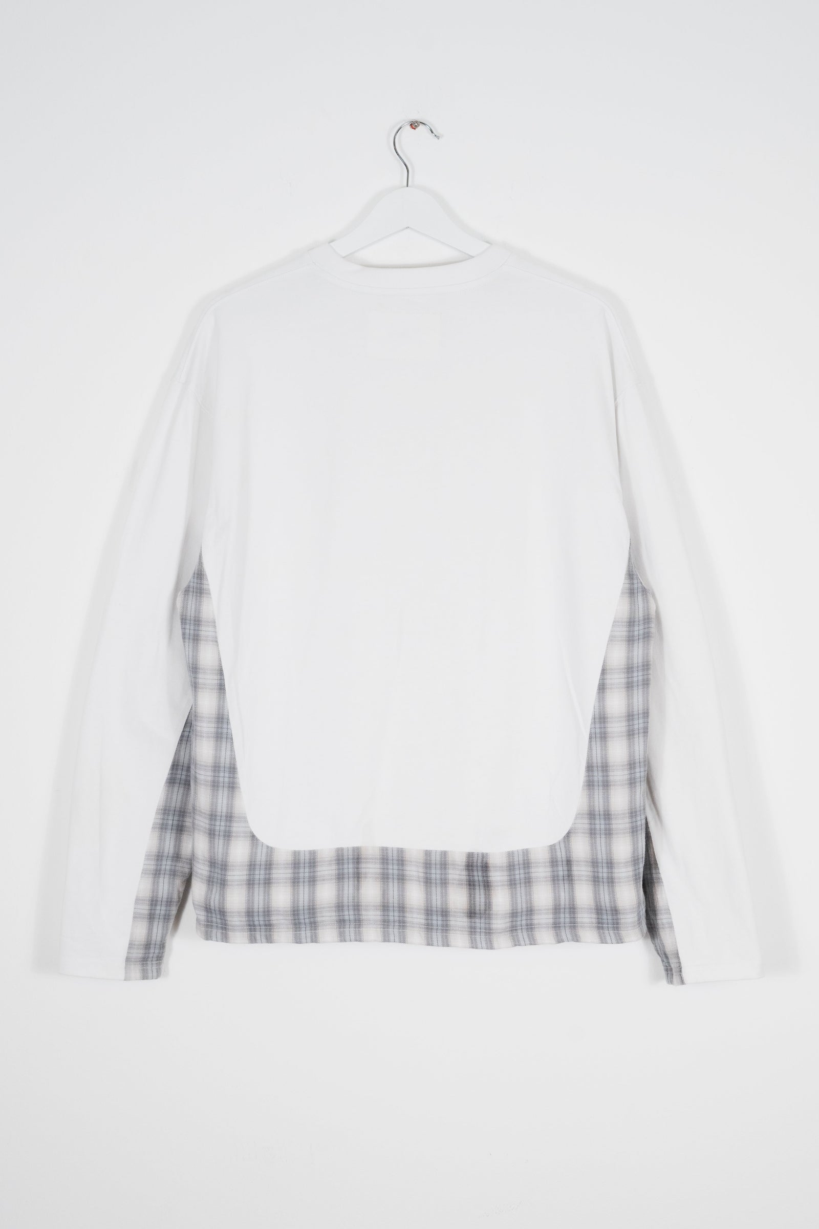 PANELLED PLAID LONG SLEEVE