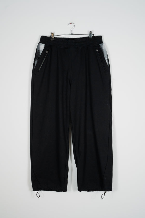ARTICULATED SHADOW PLAID JOGGERS