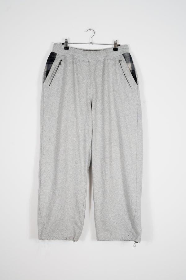ARTICULATED SHADOW PLAID JOGGERS