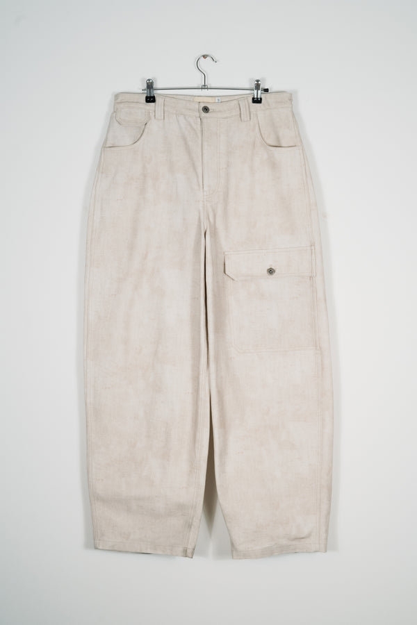 UTILITY SIGNATURE OIL STAINED DENIM