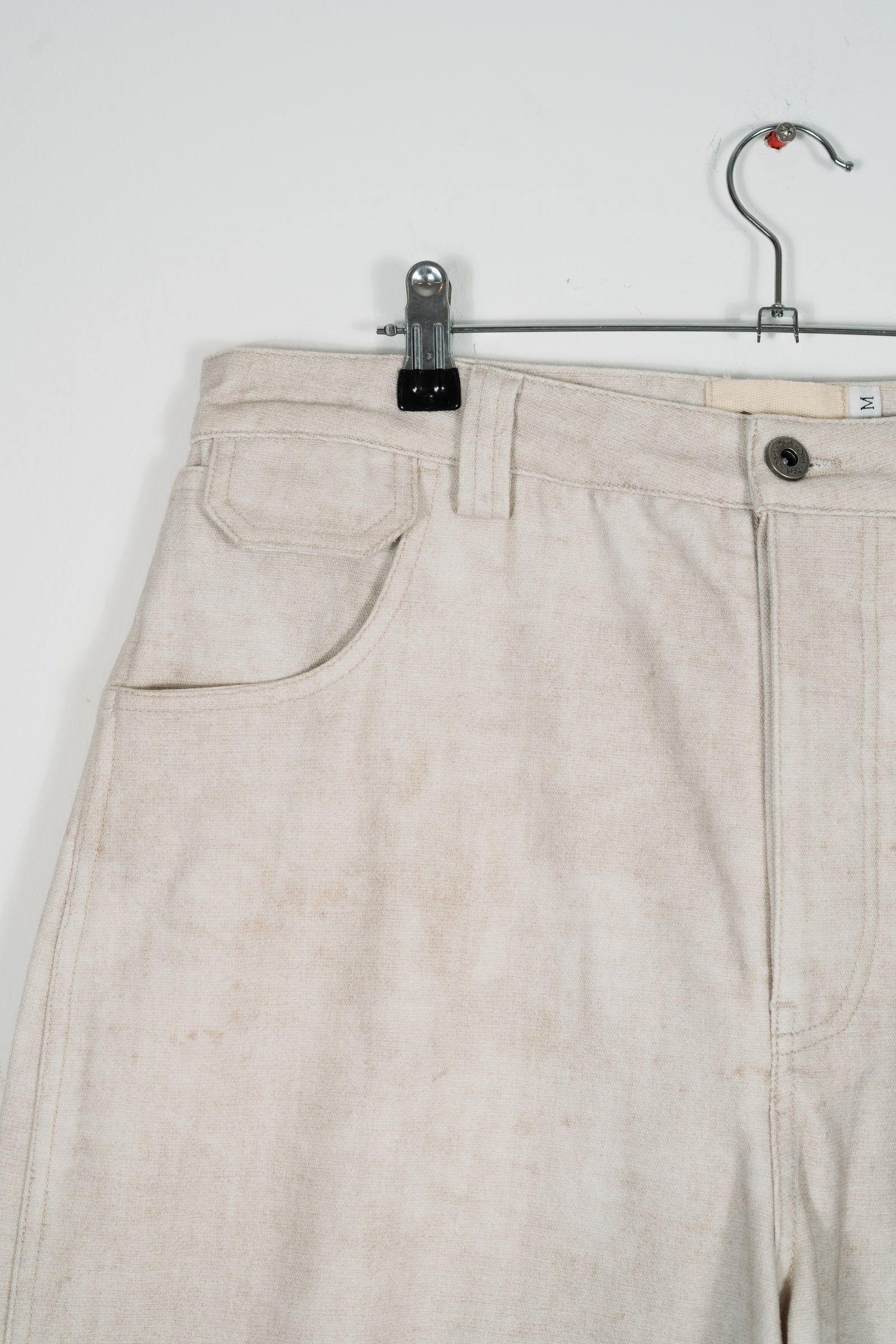 UTILITY SIGNATURE OIL STAINED DENIM