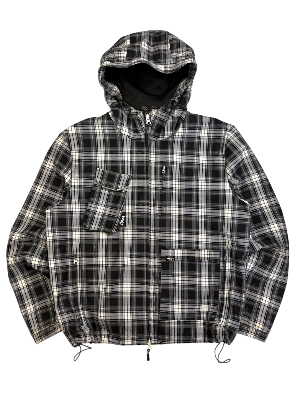 CACHE PLAID JACKET - BLACK
